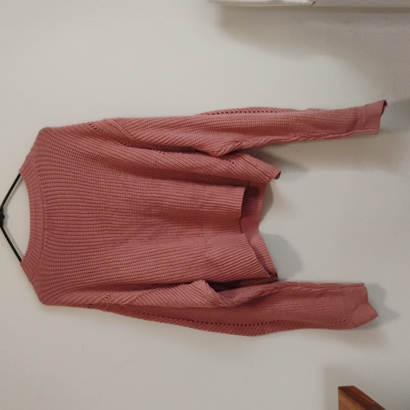 Arizona | Mauve Cropped Knit Sweater | XL | NWOT - Picture 3 of 5